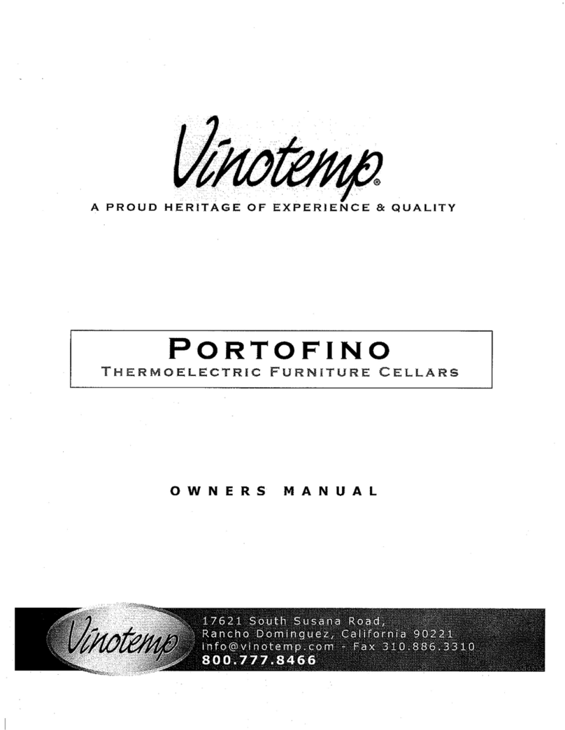 Vinotemp VT-BORDEAUX1 User manual