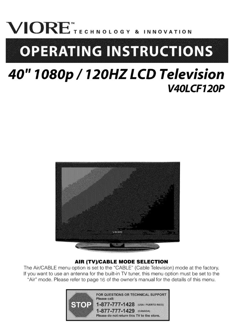VIORE V40LCF120P User manual VIORE V40LCF120P User manual