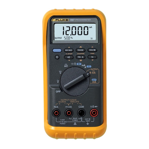 Fluke ProcessMeter 787 Use and care manual