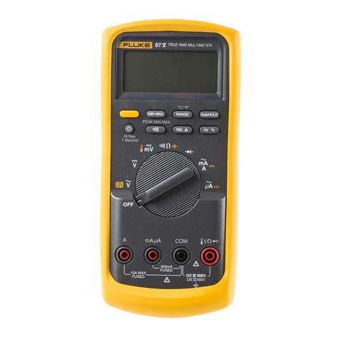 Fluke 87 Series IV User manual Fluke 87 Series IV User manual