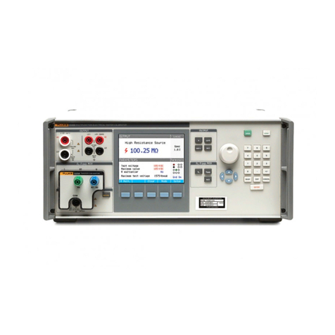 Fluke 5320A User manual
