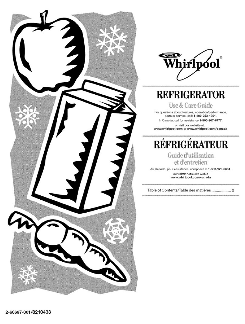 Whirlpool EL87TRRRS05 Use & care guide
