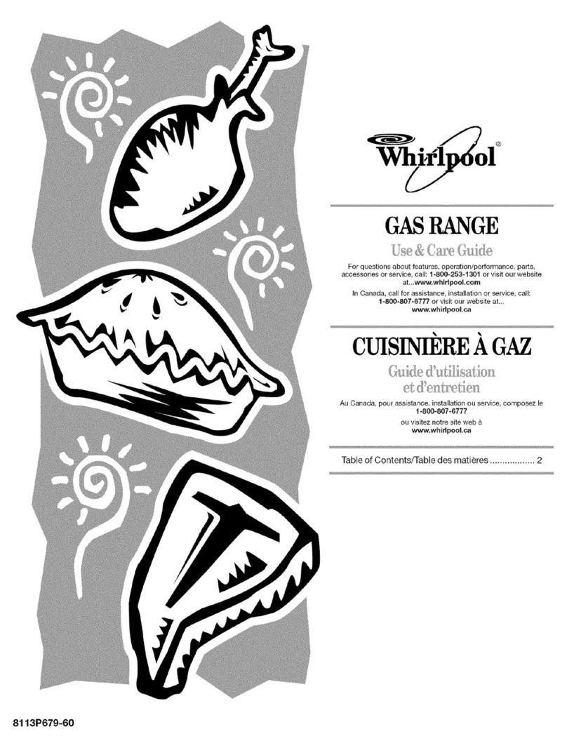Whirlpool GW399LXUB05 Use & care guide