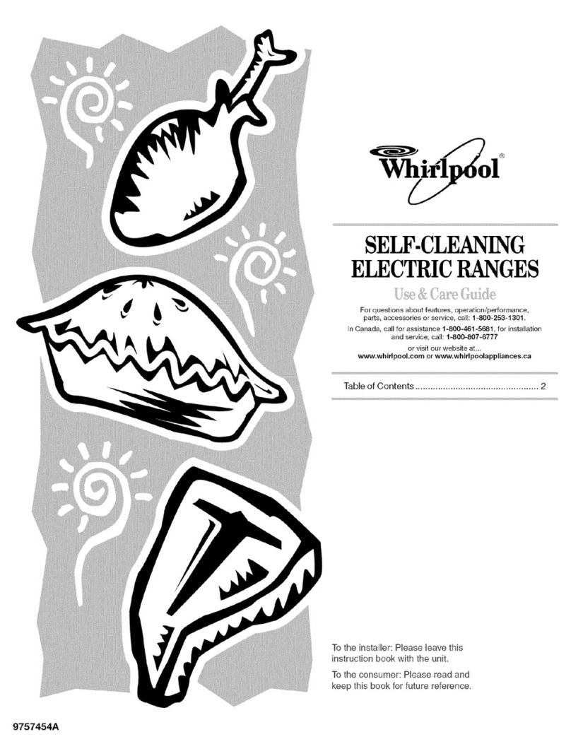 Whirlpool GY398LXPB00 User manual