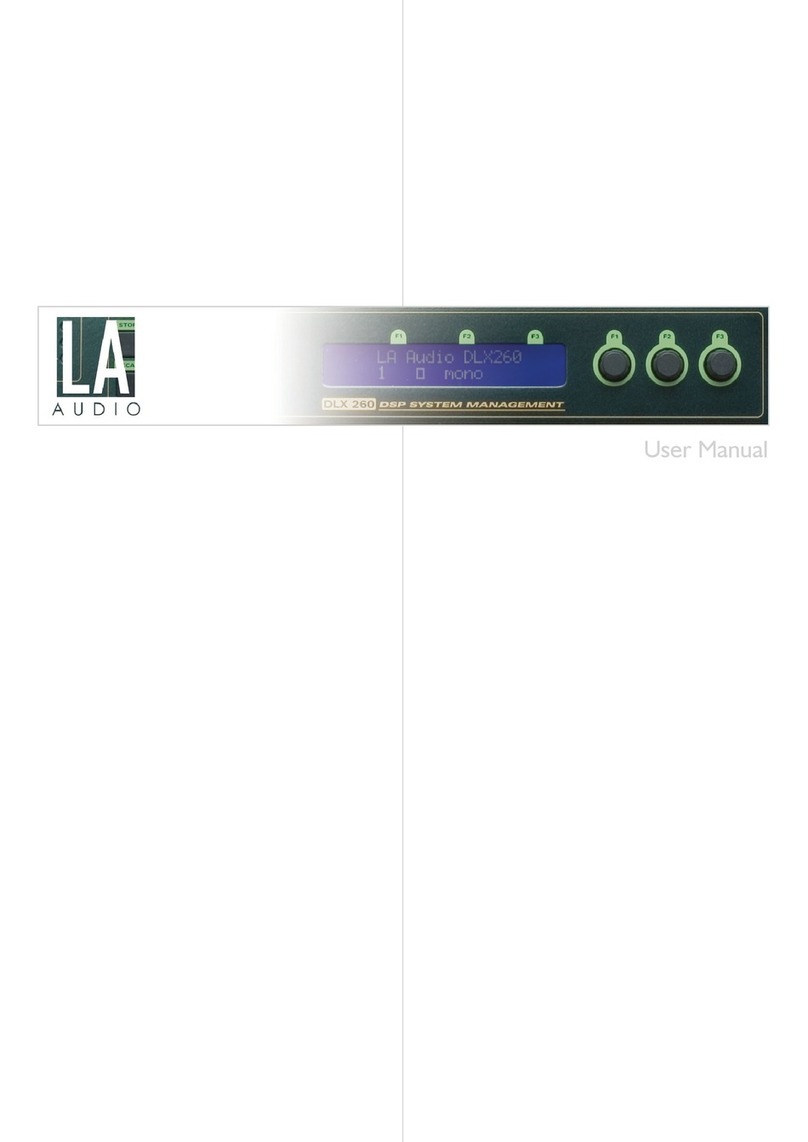 LA Audio DLX200 User manual