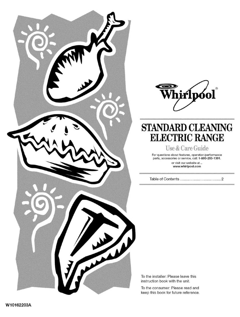 Whirlpool RF111PXSW2 Use & care guide