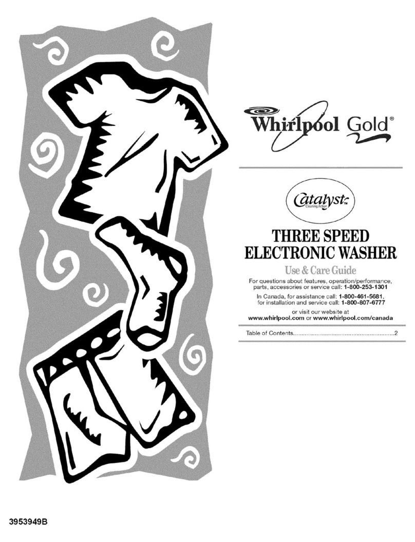 Whirlpool Gold GSX9885JQ0 Use & care guide