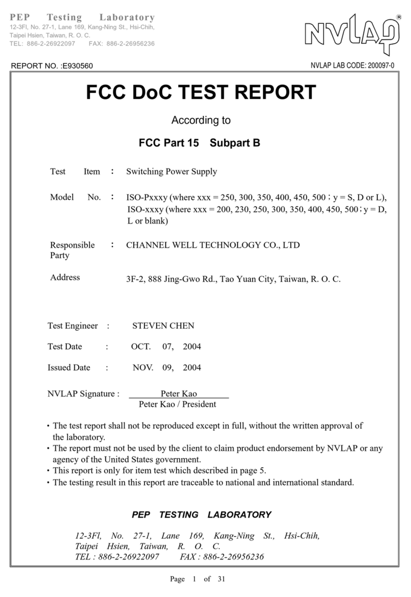 Foxconn NVLAP FCC DoC User manual
