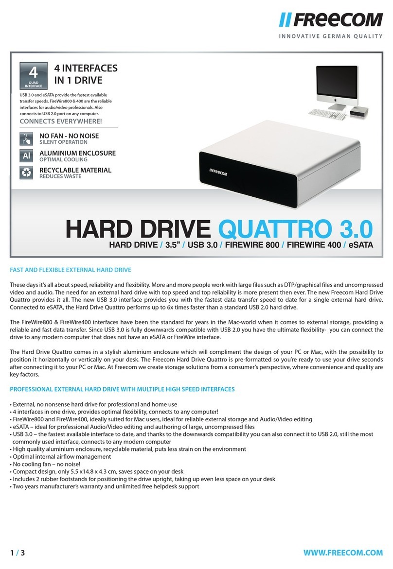 Freecom QUATTRO 3.0 Installation guide