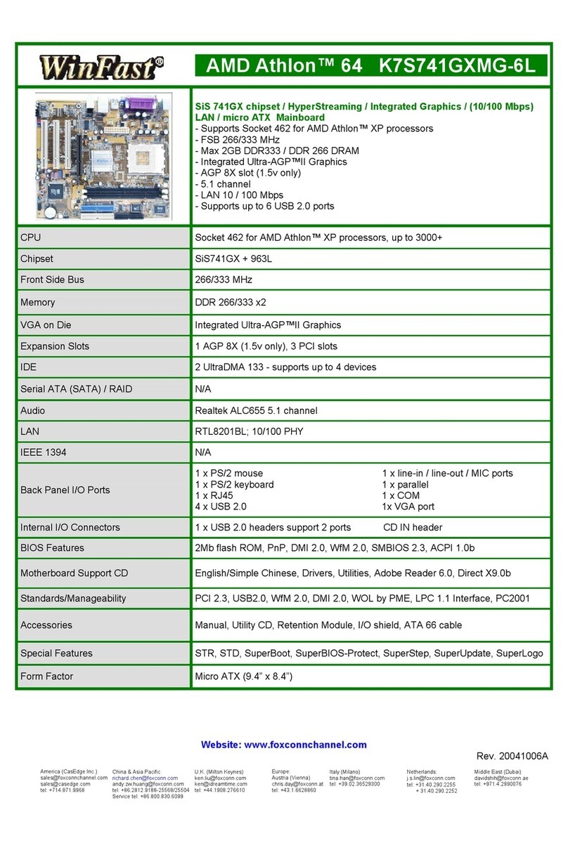 Foxconn K7S741GXMG-6L specification