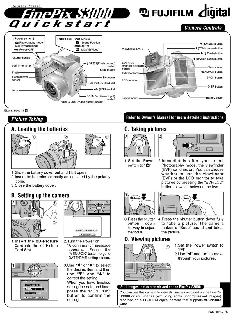 FujiFilm Finepix S3000 User manual