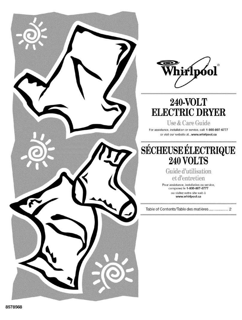Whirlpool YLEW0050PQ0 User manual Whirlpool YLEW0050PQ0 User manual