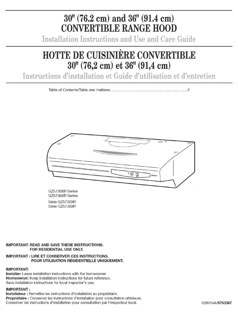 Whirlpool GZ5730XRB1 Product information sheet