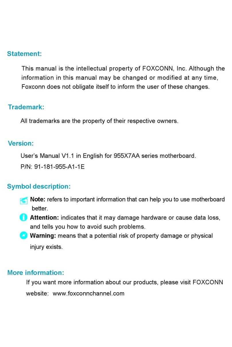 Foxconn 955X7AA series User manual Foxconn 955X7AA series User manual