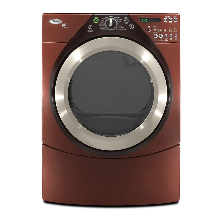 Whirlpool WED9500TW2 User manual