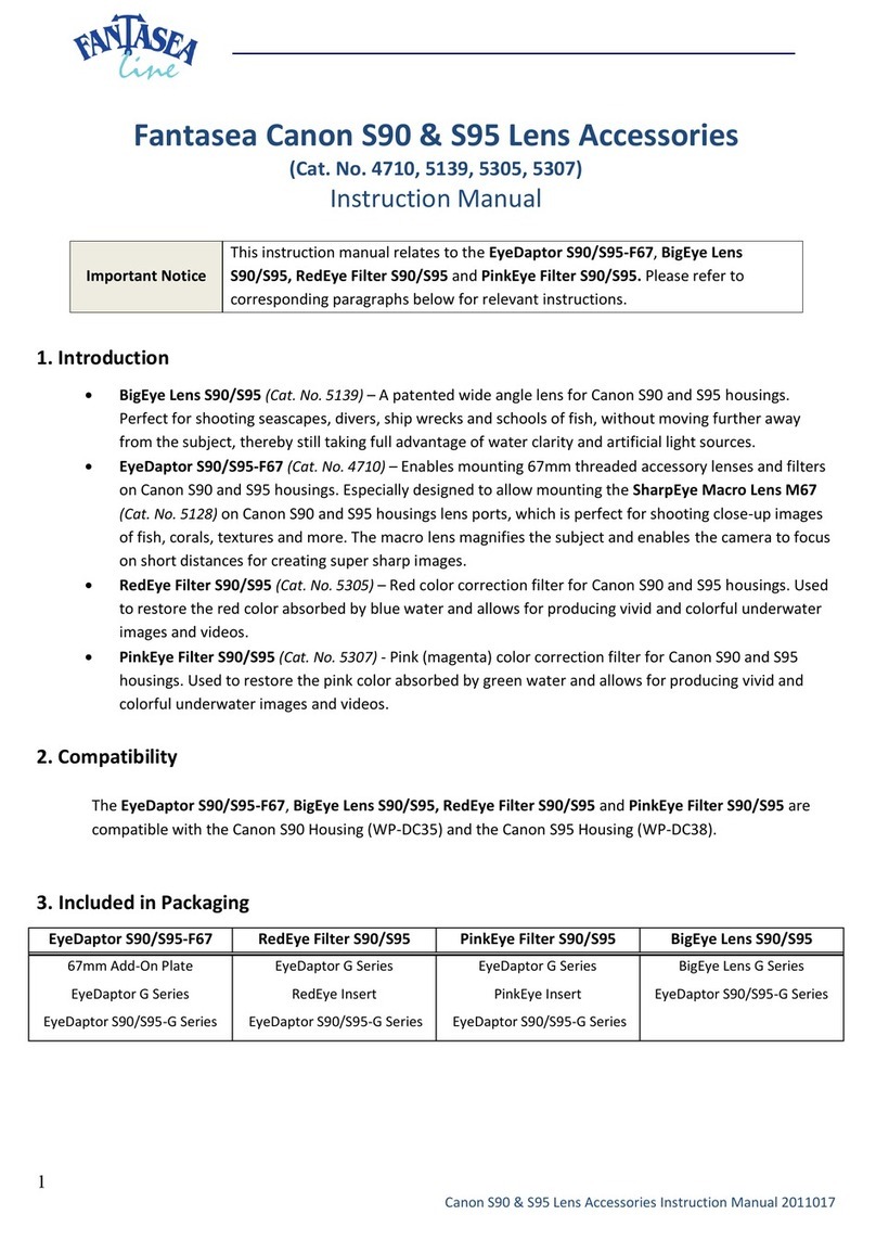 Fantasea EyeDaptor S90 User manual