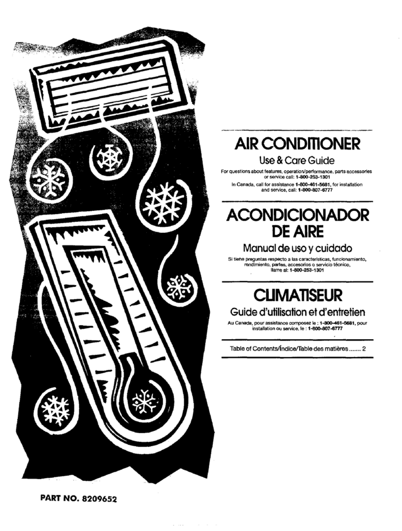 Whirlpool ACQ058PP0 Use & care guide