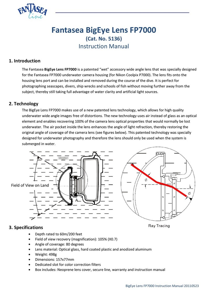 Fantasea BigEye FP7000 User manual
