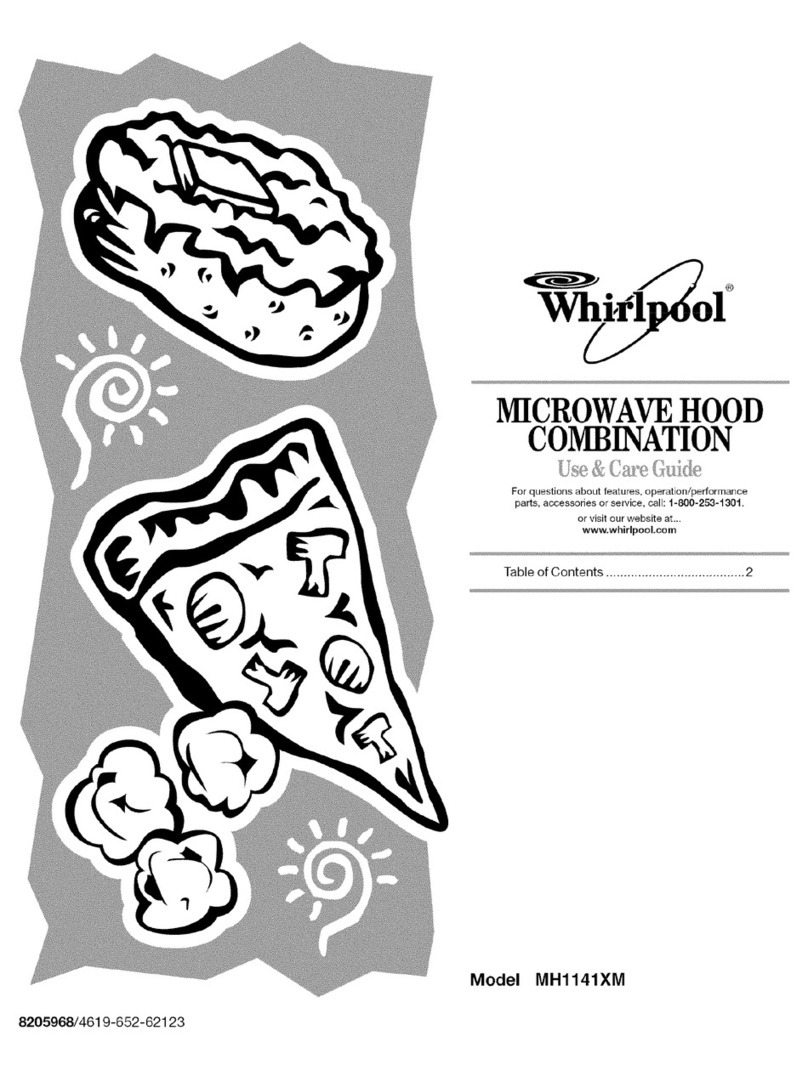 Whirlpool MH1141XMQ4 Use & care guide