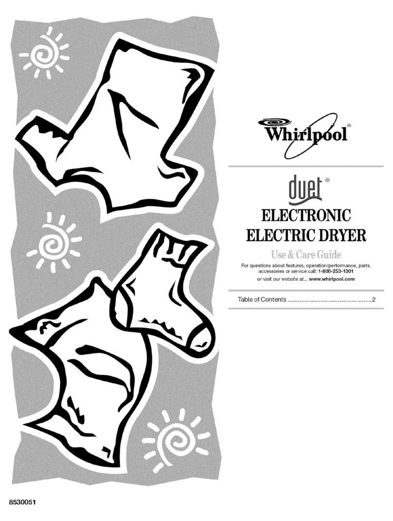 Whirlpool Duet GEW9250PW Use & care guide