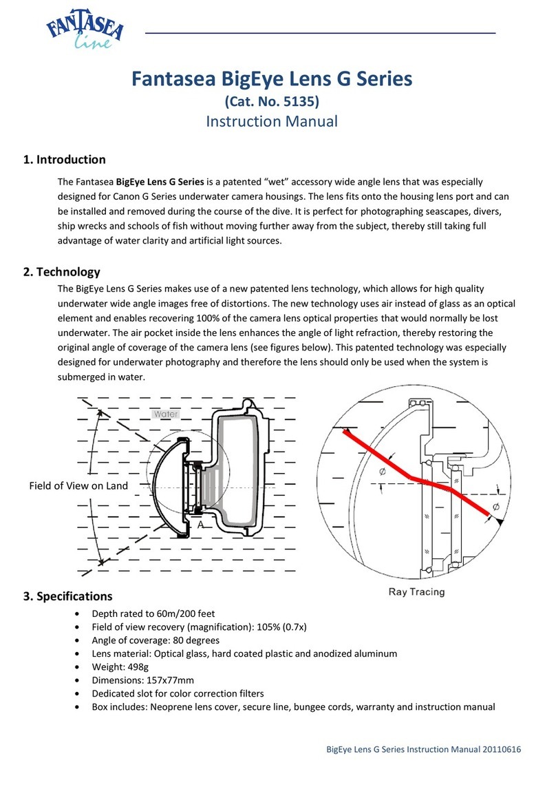 Fantasea BigEye Lens G Series instruction manual Fantasea BigEye Lens G Series instruction manual