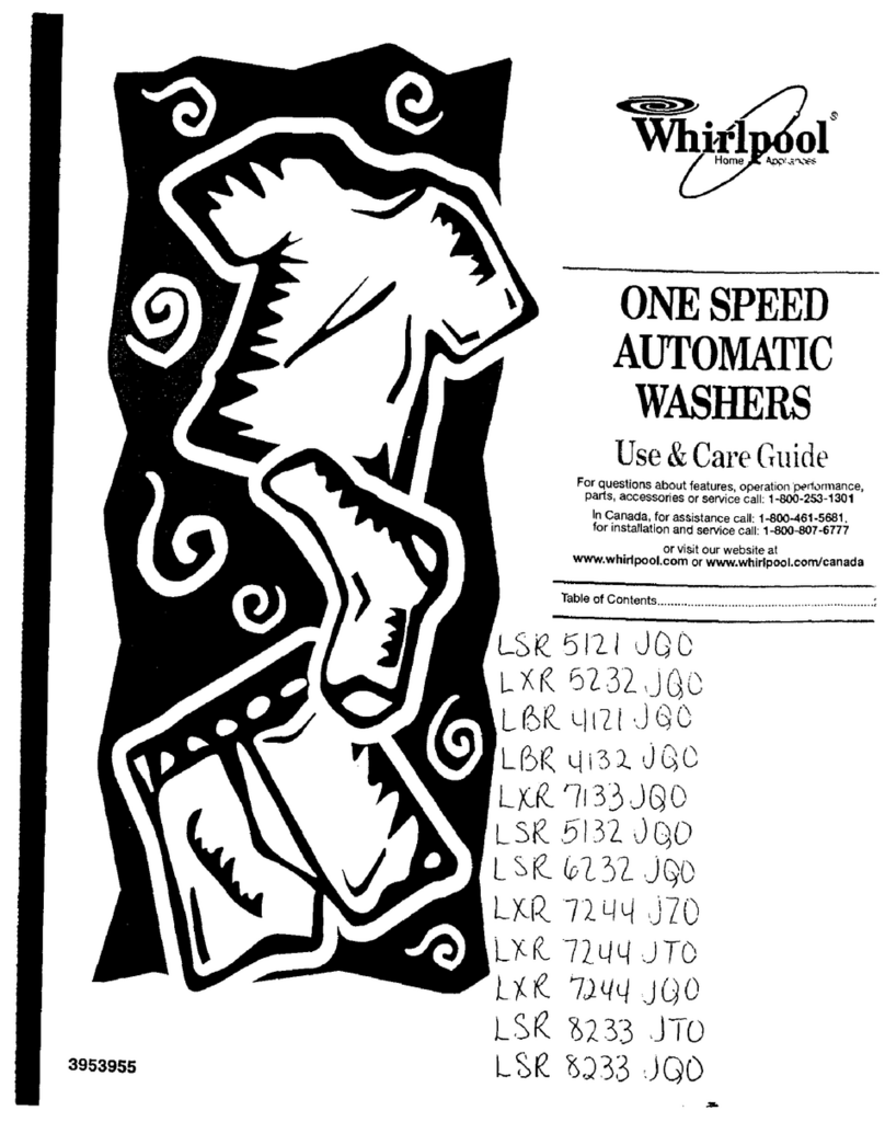 Whirlpool LSR5121JQ0 Use & care guide