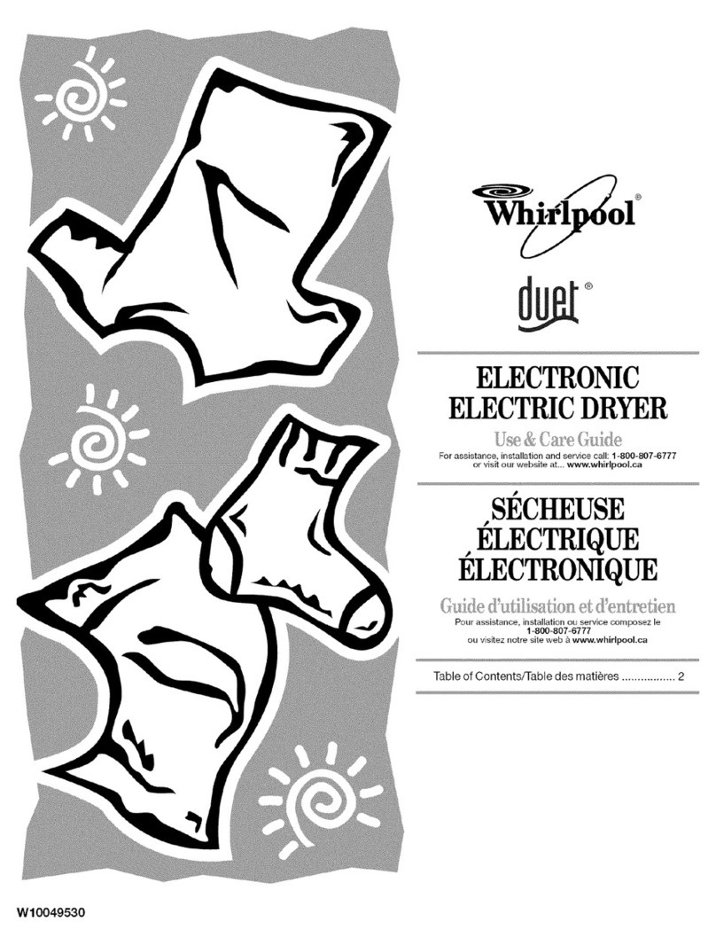 Whirlpool YGEW9250SU0 Use & care guide