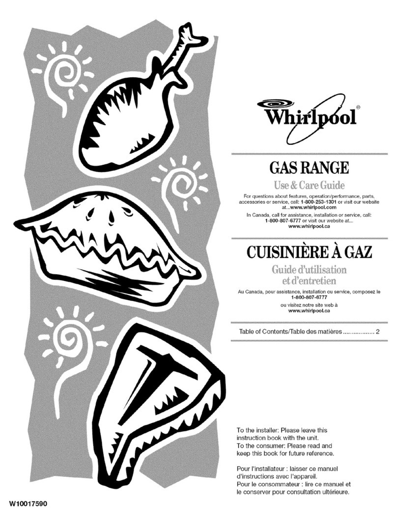 Whirlpool GS440LEMQ5 Use & care guide