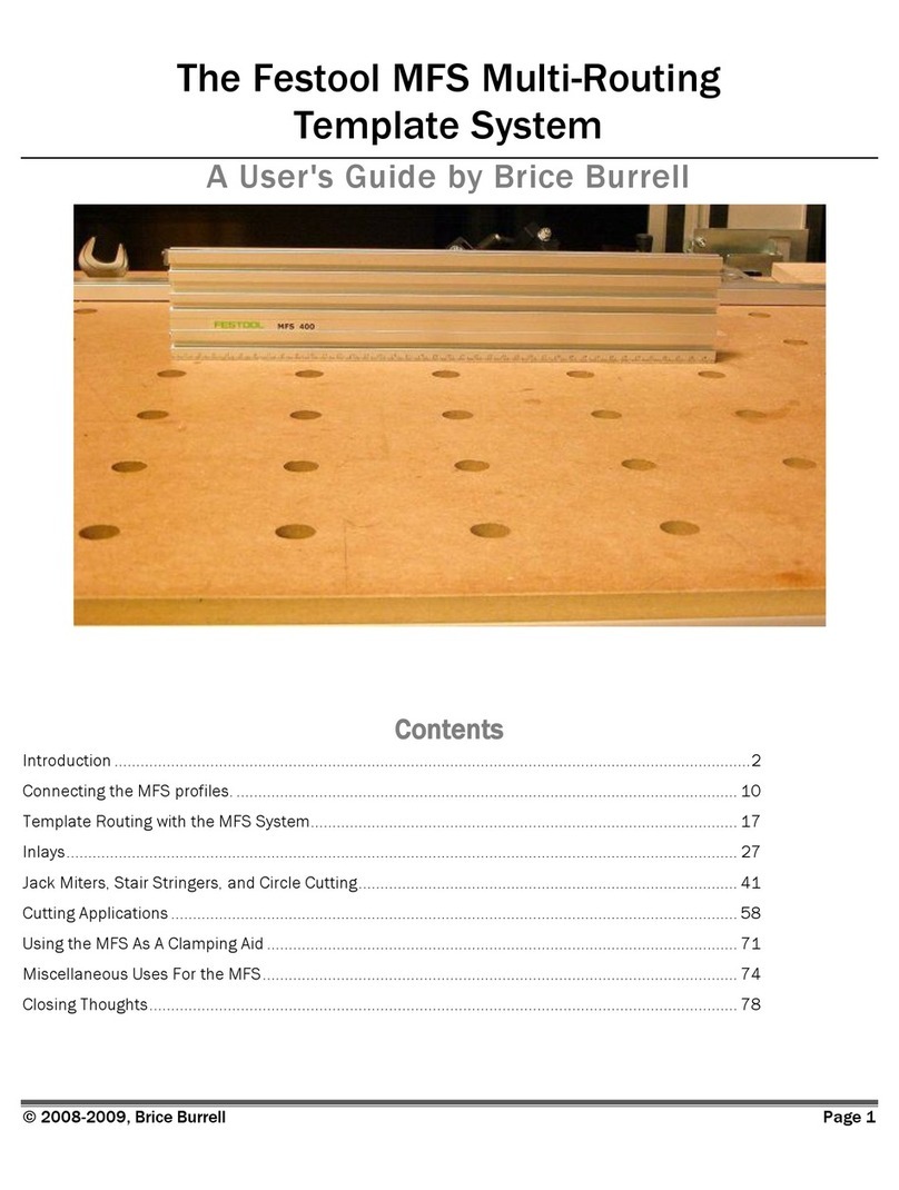 Festool MFS Multi-Routing Template System User manual