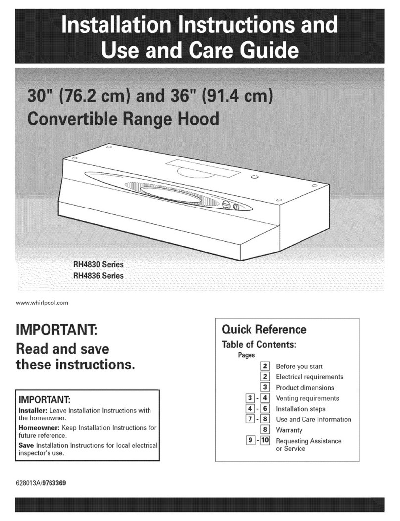 Whirlpool RH4836XLT1 Use & care guide