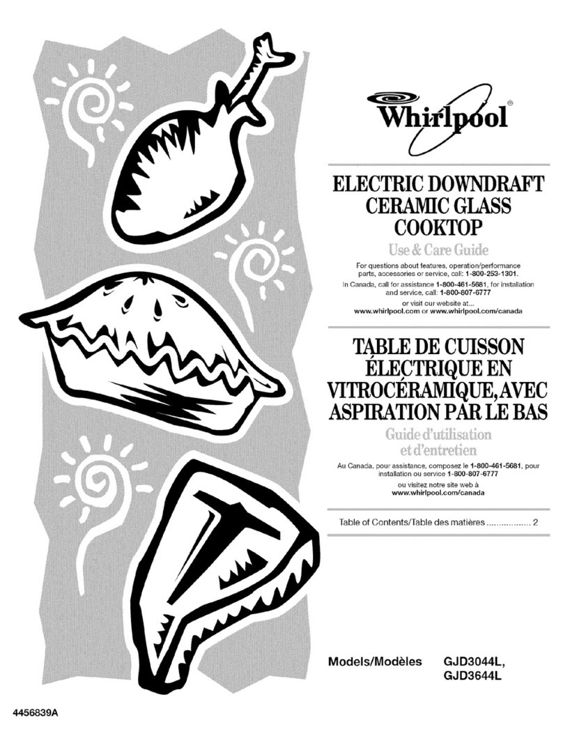 Whirlpool GJD3644L Use & care guide