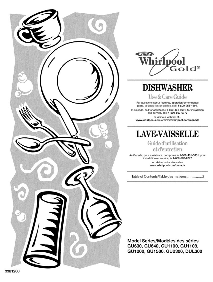 Whirlpool GU1200XTLT1 Use & care guide