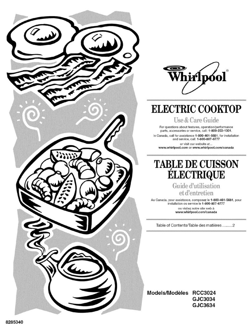 Whirlpool GJC3034LT02 Use & care guide