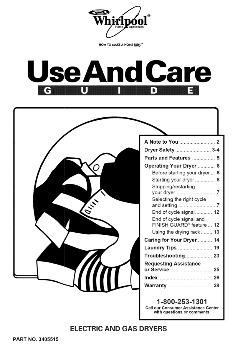 Whirlpool LEC8858EZ0 Use and care guide