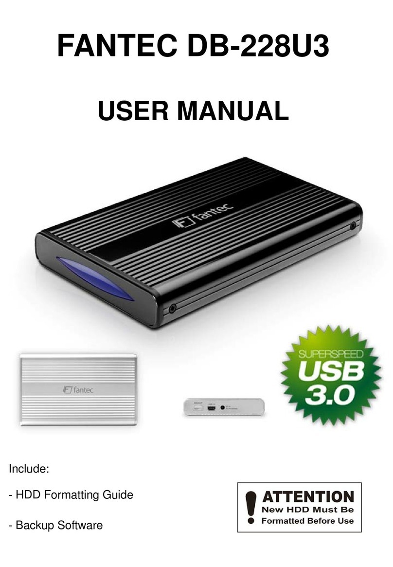 Fantec DB-228U3 user manual