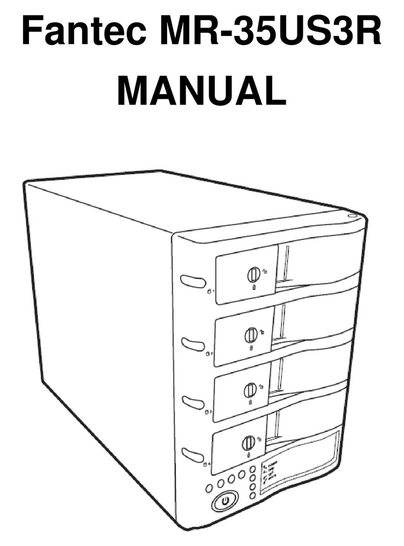 Fantec MR-35US3R User manual Fantec MR-35US3R User manual
