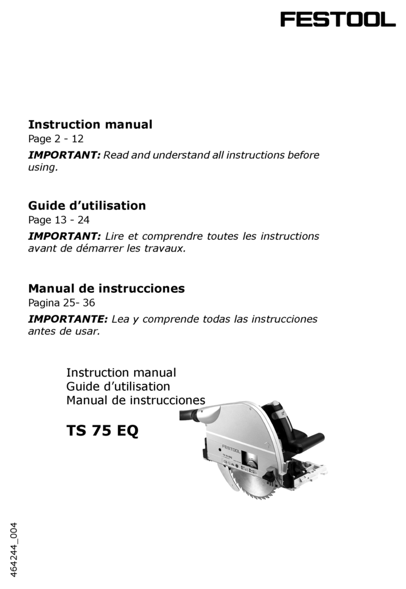 Festool TS 75 EQ instruction manual