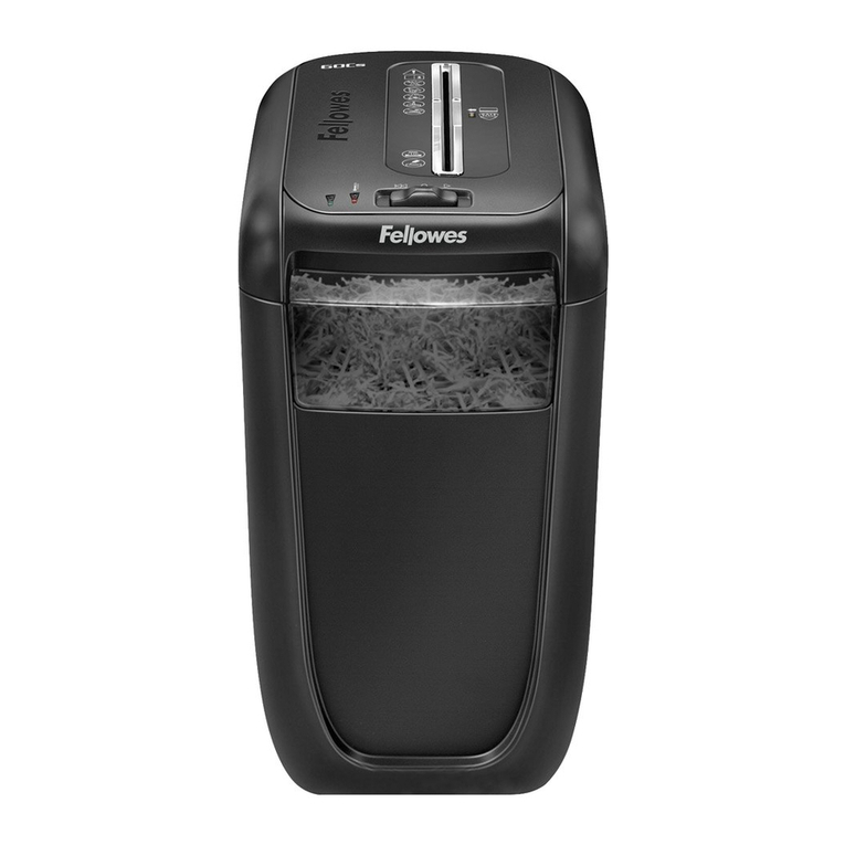 Fellowes POWERSHRED 60Cs User manual