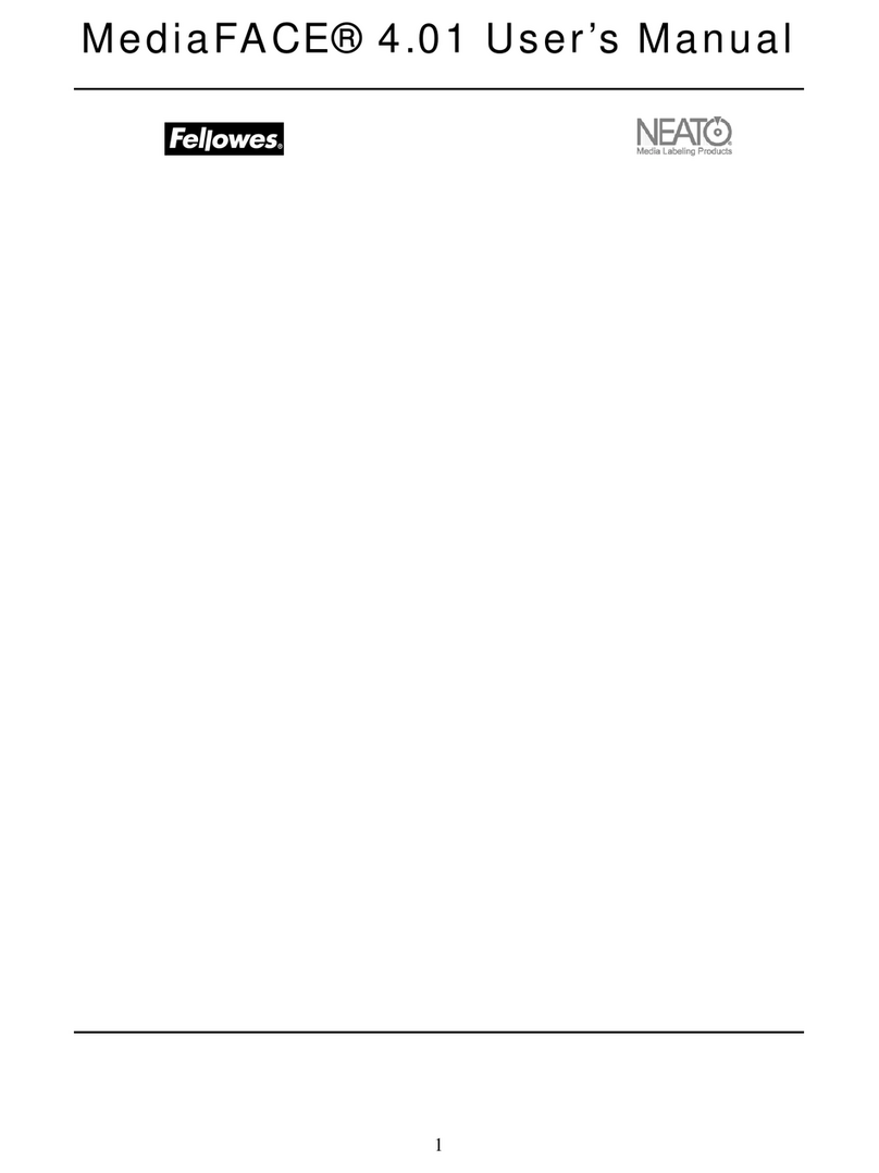 Fellowes MediaFACE 4.01 user manual Fellowes MediaFACE 4.01 user manual