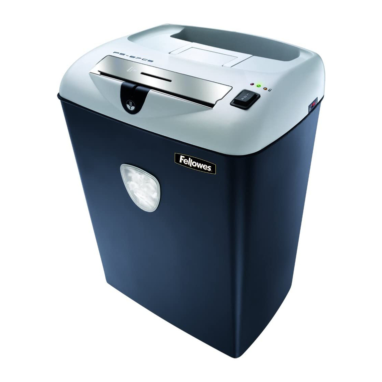 Fellowes Powershred PS-67Cs instructions