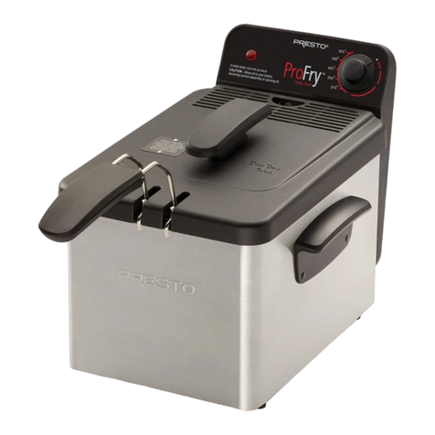 Presto ProFry User manual