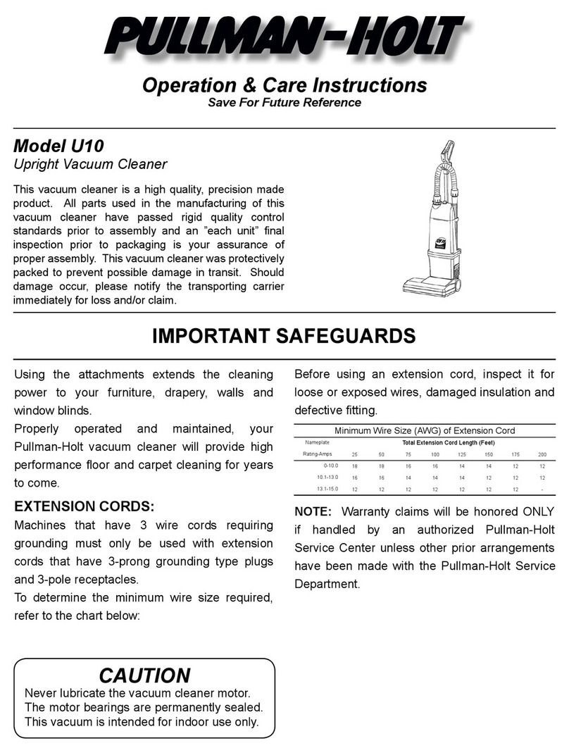 Pullman Holt U10 Installation guide