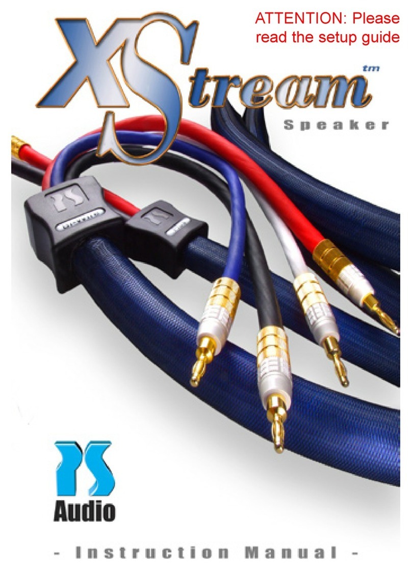 PS Audio XStream User manual