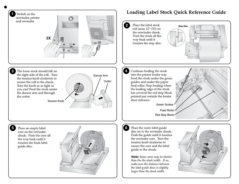 Primera Label Stock Quick reference guide