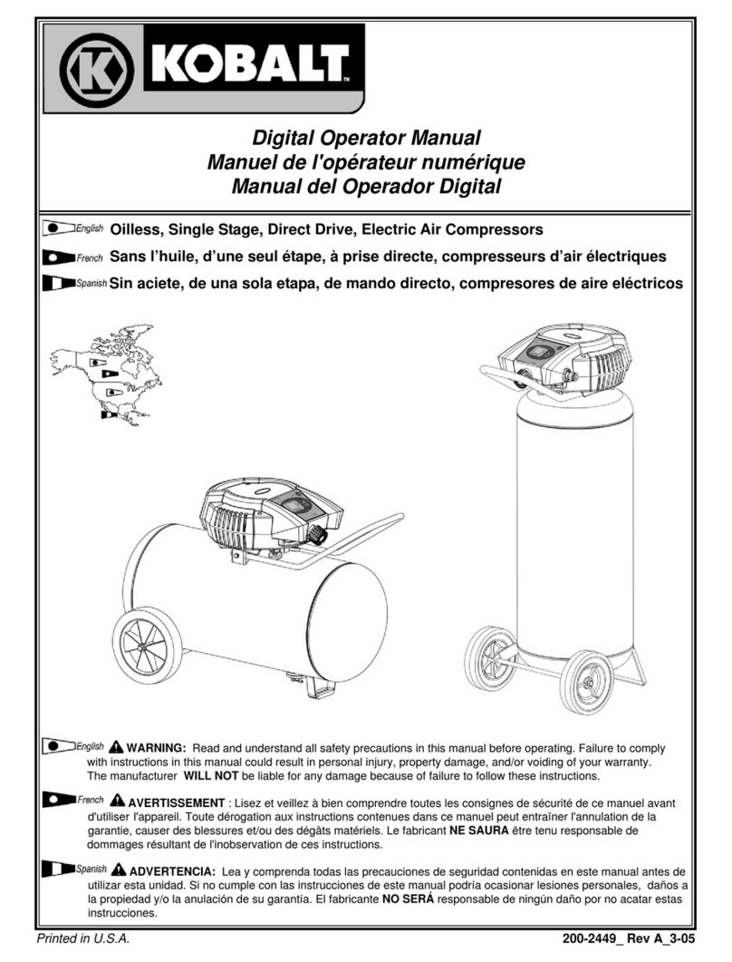 Kobalt 200-2449 User manual