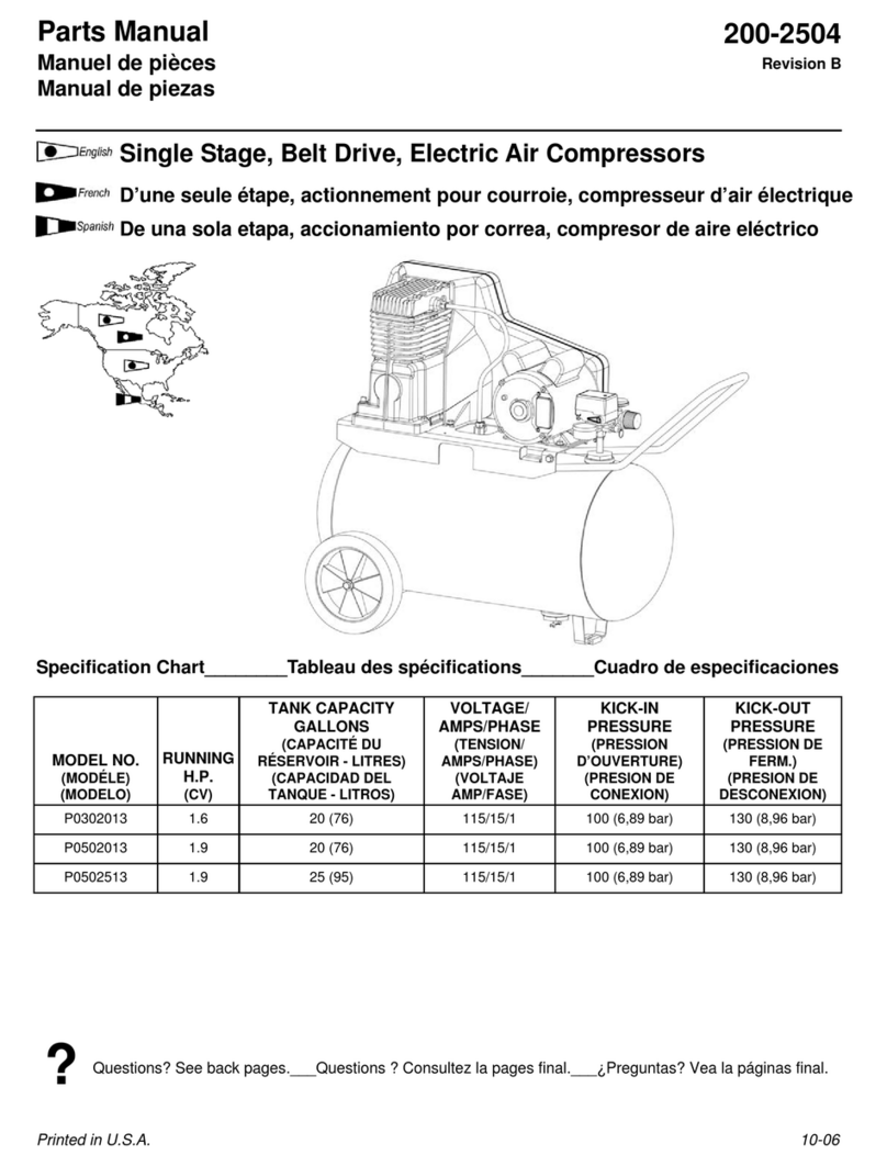 Powermate 200-2504 parts manual