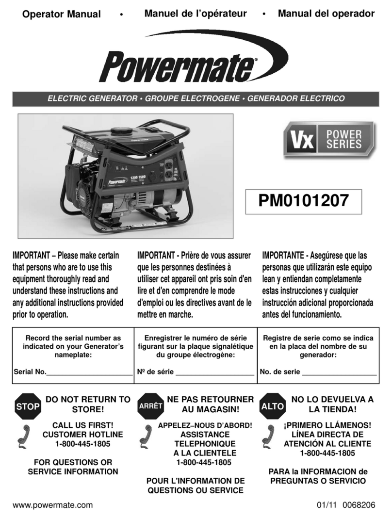 Powermate PM0101207 User manual