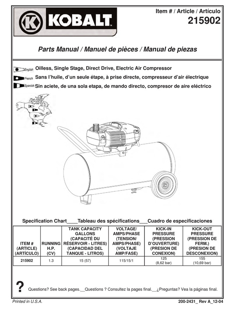 Kobalt 215902 User manual