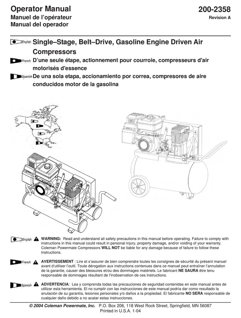 Powermate 200-2358 Operator's manual
