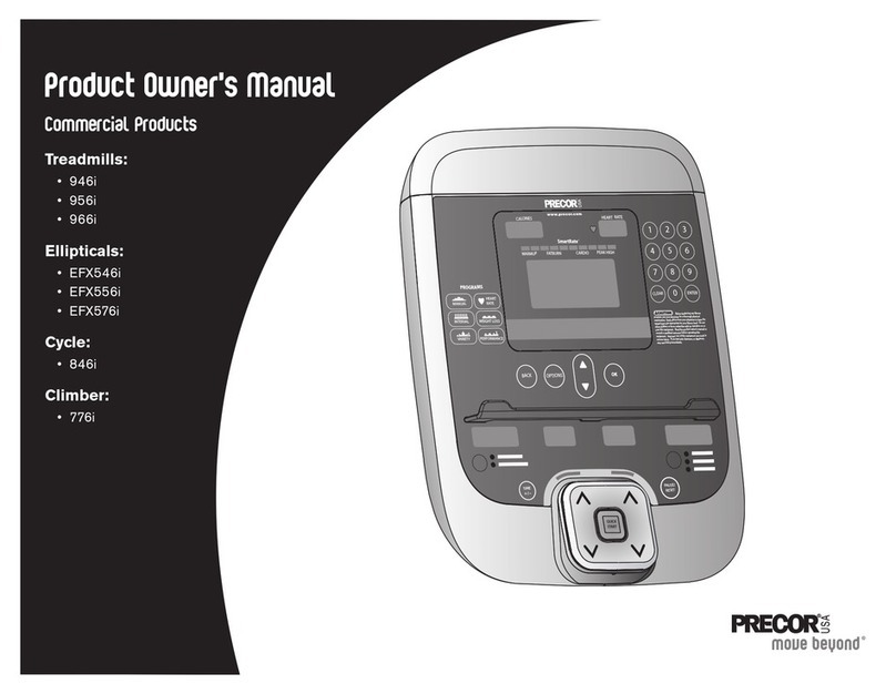 Precor Console User manual Precor Console User manual